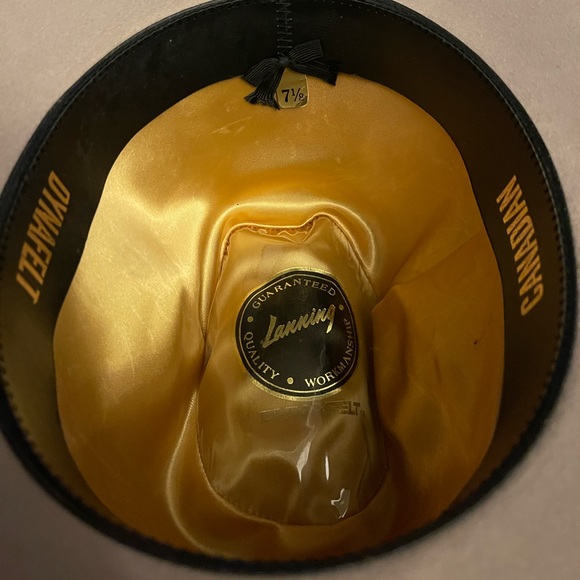 Beige Lanning dynafelt western cowboy hat - Picture 3 of 5